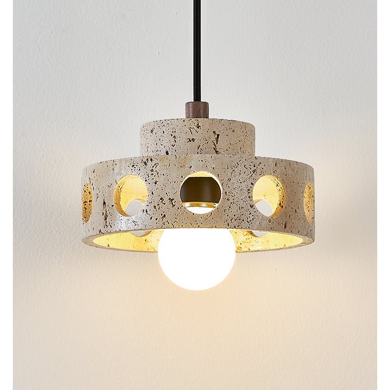 Perfora Travertine Pendant Lamp - Vakkerlight