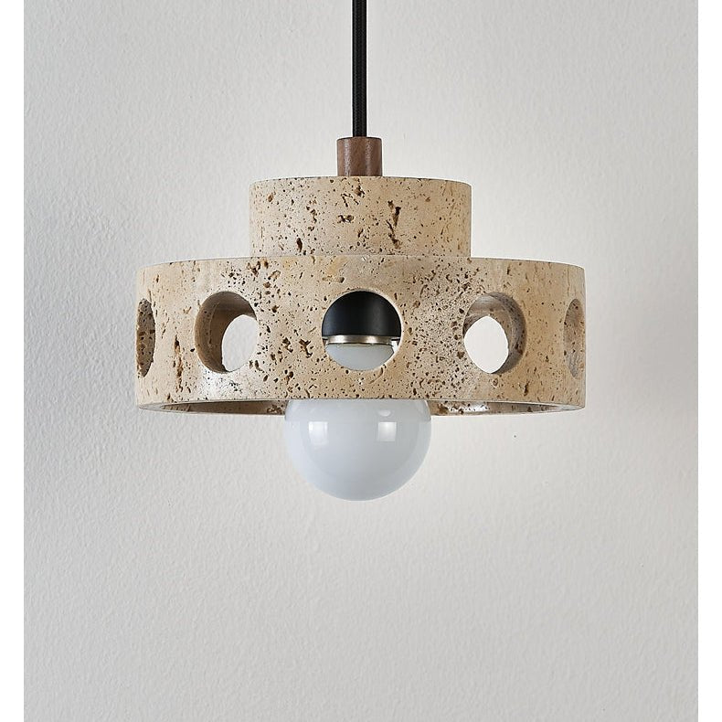 Perfora Travertine Pendant Lamp - Vakkerlight