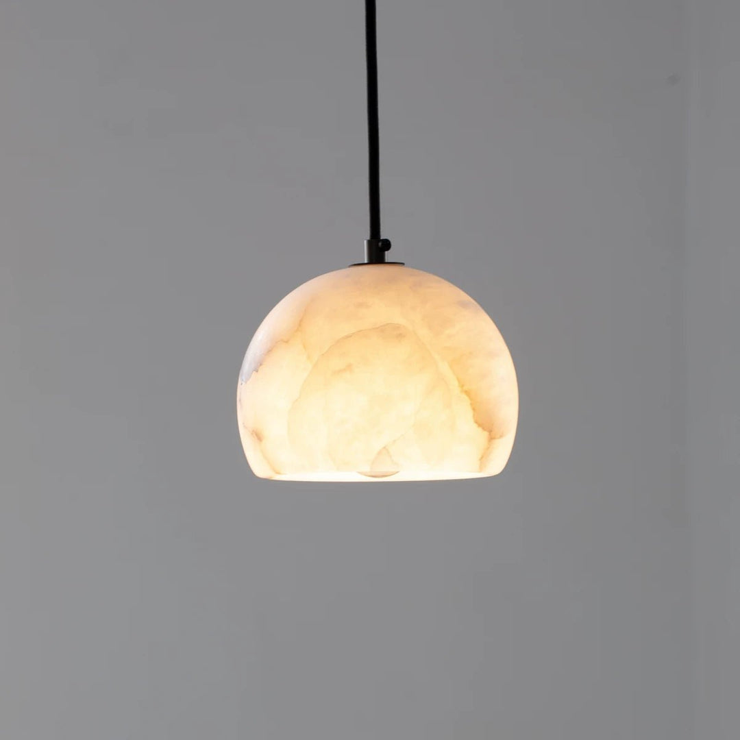 Petal Alabaster Dome Staircase Chandelier - Vakkerlight
