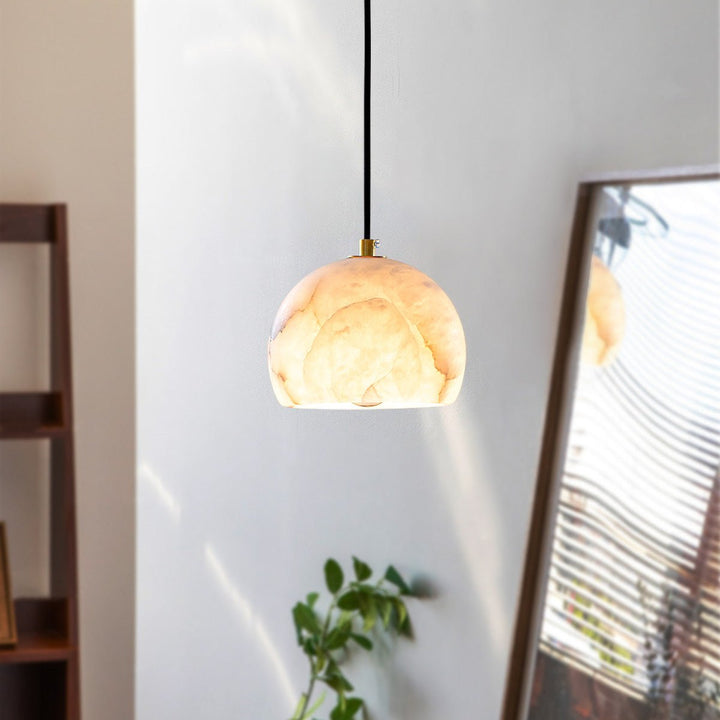 Petal Alabaster Dome Staircase Chandelier - Vakkerlight