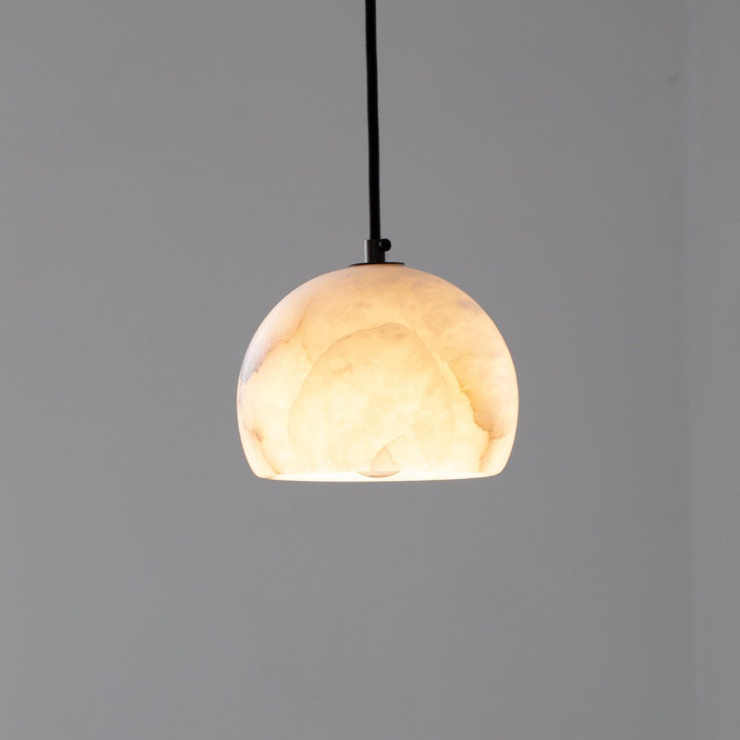 Petal Alabaster Dome Staircase Chandelier - Vakkerlight