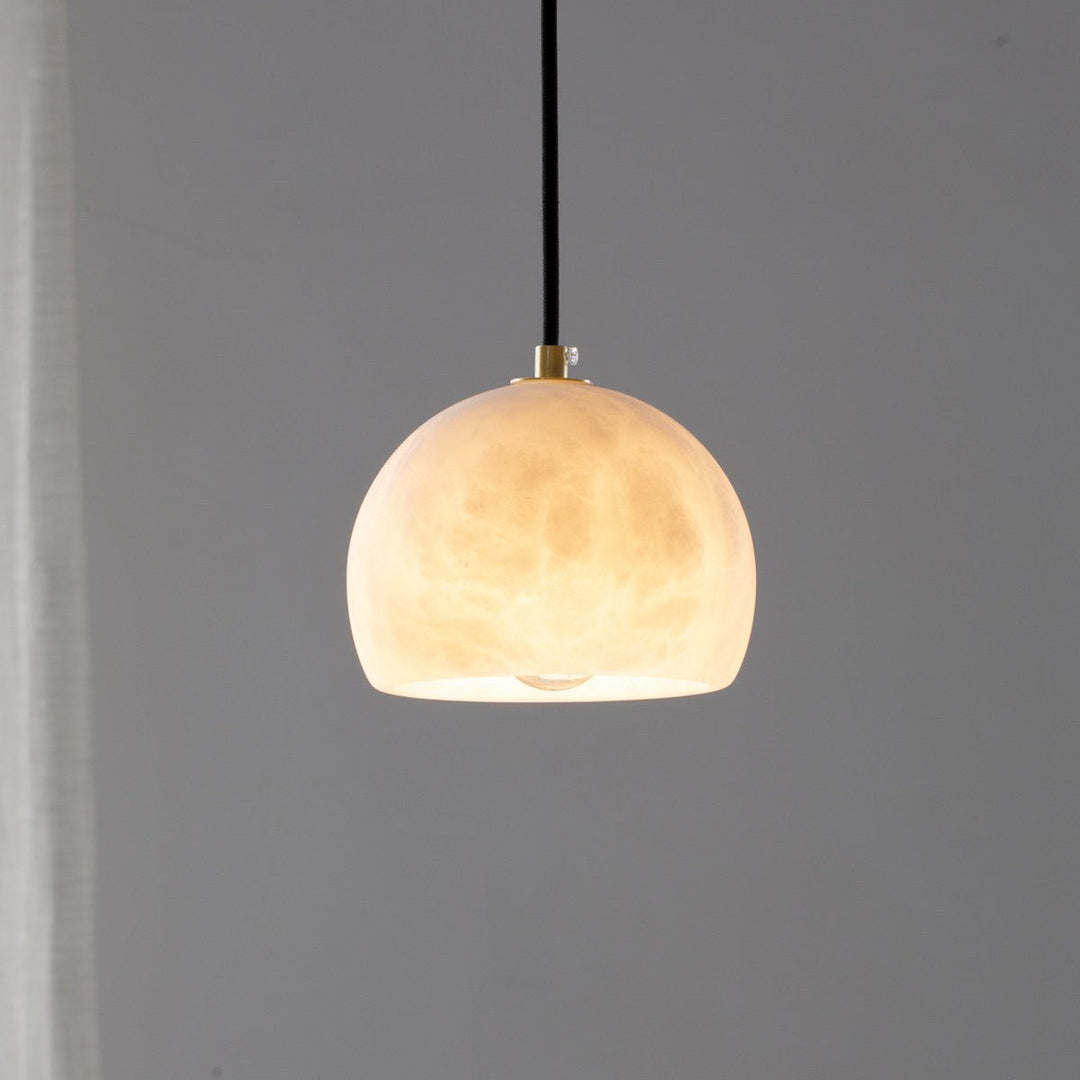 Petal Alabaster Dome Staircase Chandelier - Vakkerlight
