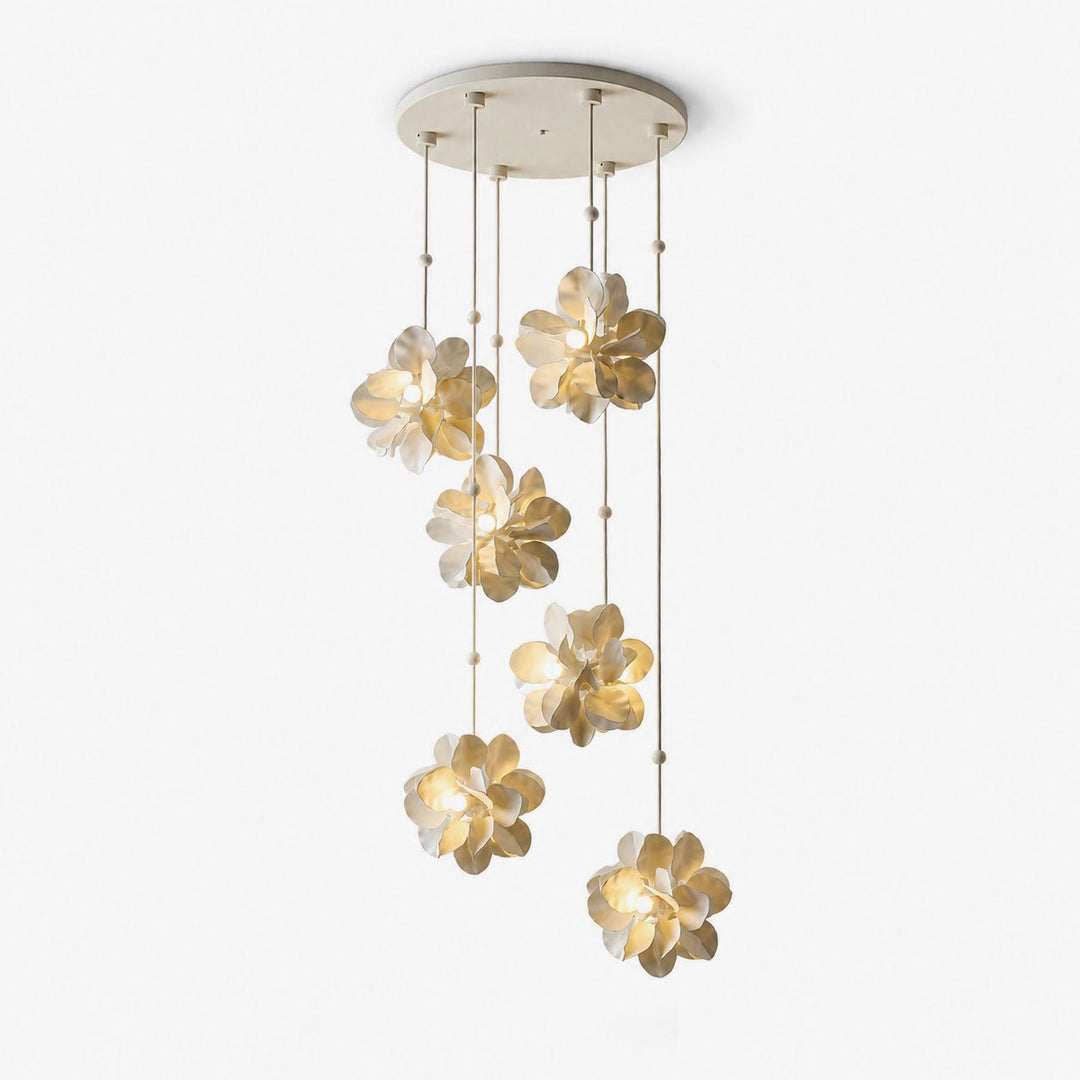 Petal Cascade Multi-Light Chandelier - Vakkerlight