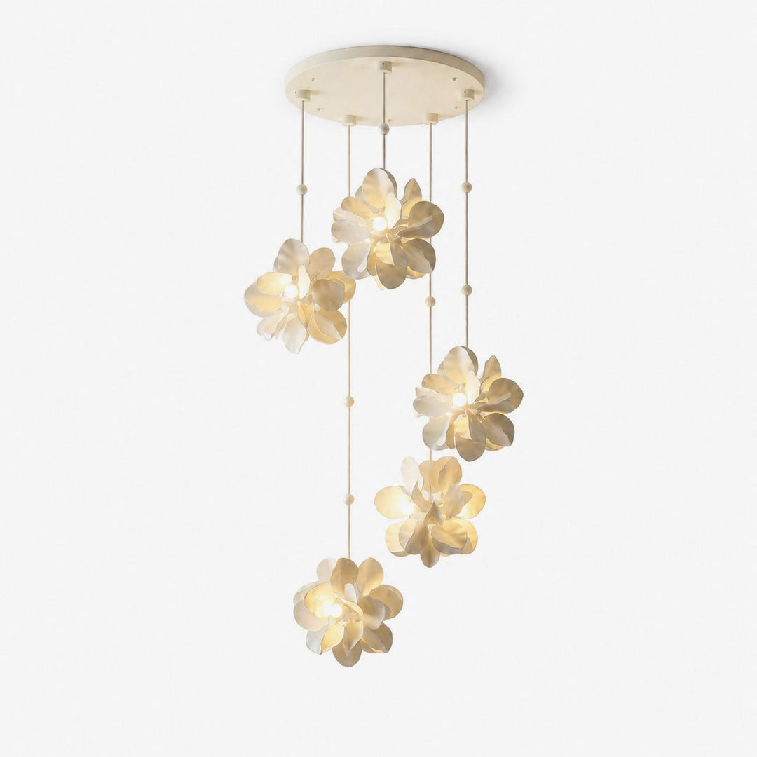 Petal Cascade Multi-Light Chandelier - Vakkerlight