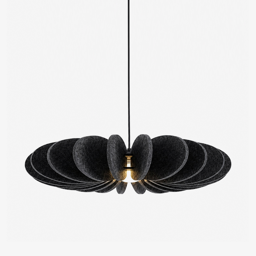 Petal Disc Acoustic Felt Pendant Lamp