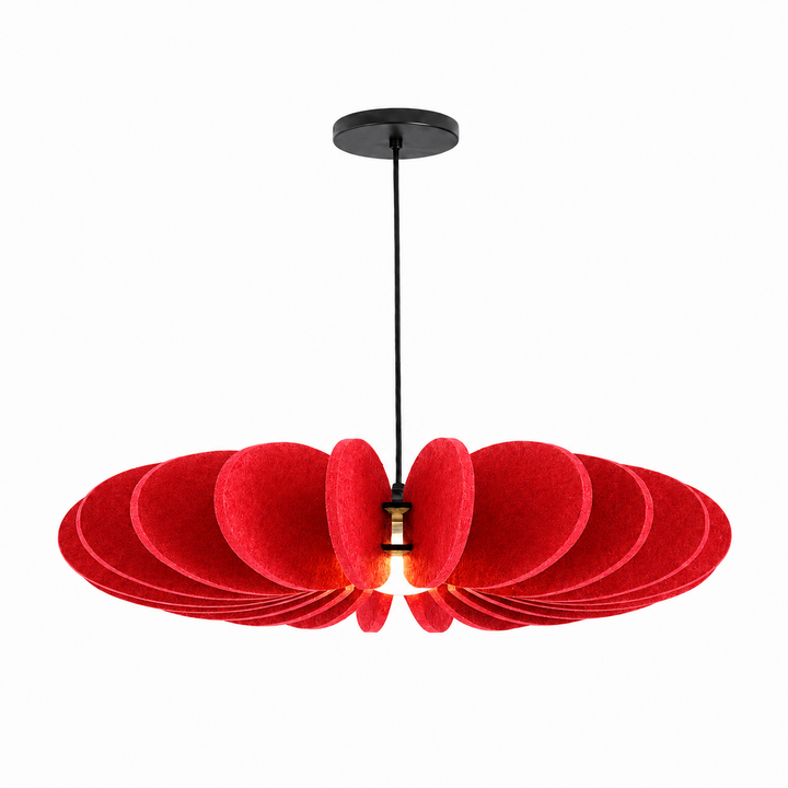 Petal Disc Acoustic Felt Pendant Lamp