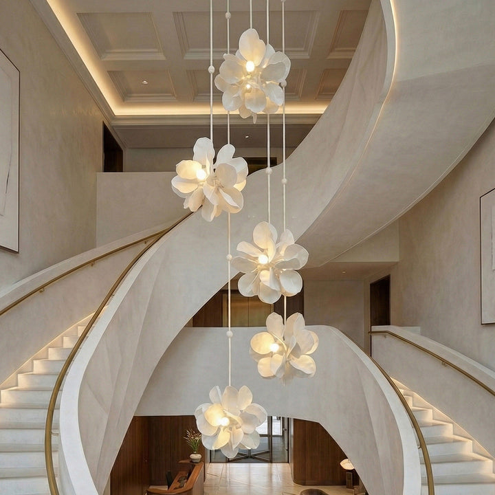 Petal Cascade Multi-Light Chandelier - Vakkerlight