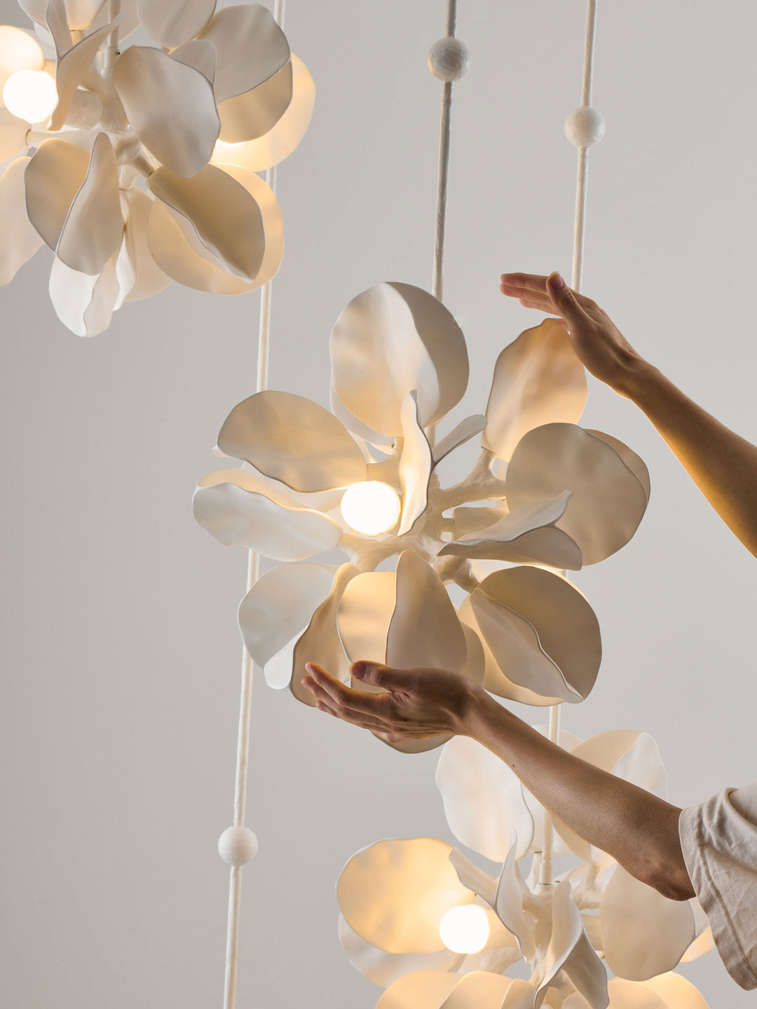 Petal Cascade Multi-Light Chandelier - Vakkerlight