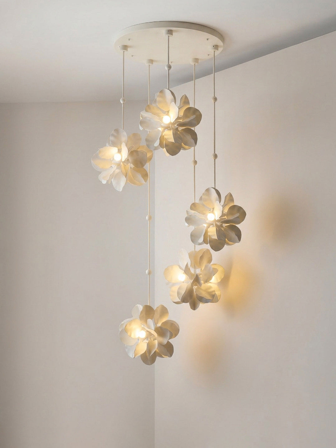 Petal Cascade Multi-Light Chandelier - Vakkerlight