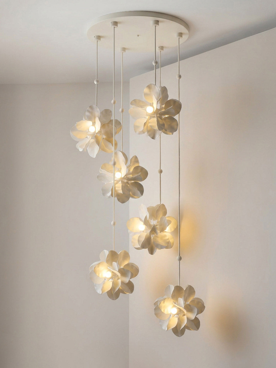 Petal Cascade Multi-Light Chandelier - Vakkerlight