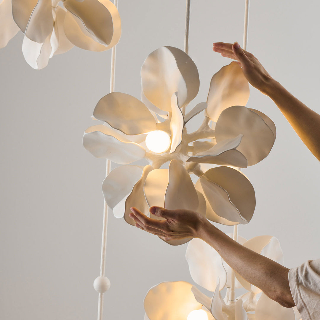 Petal Cascade Multi-Light Chandelier - Vakkerlight