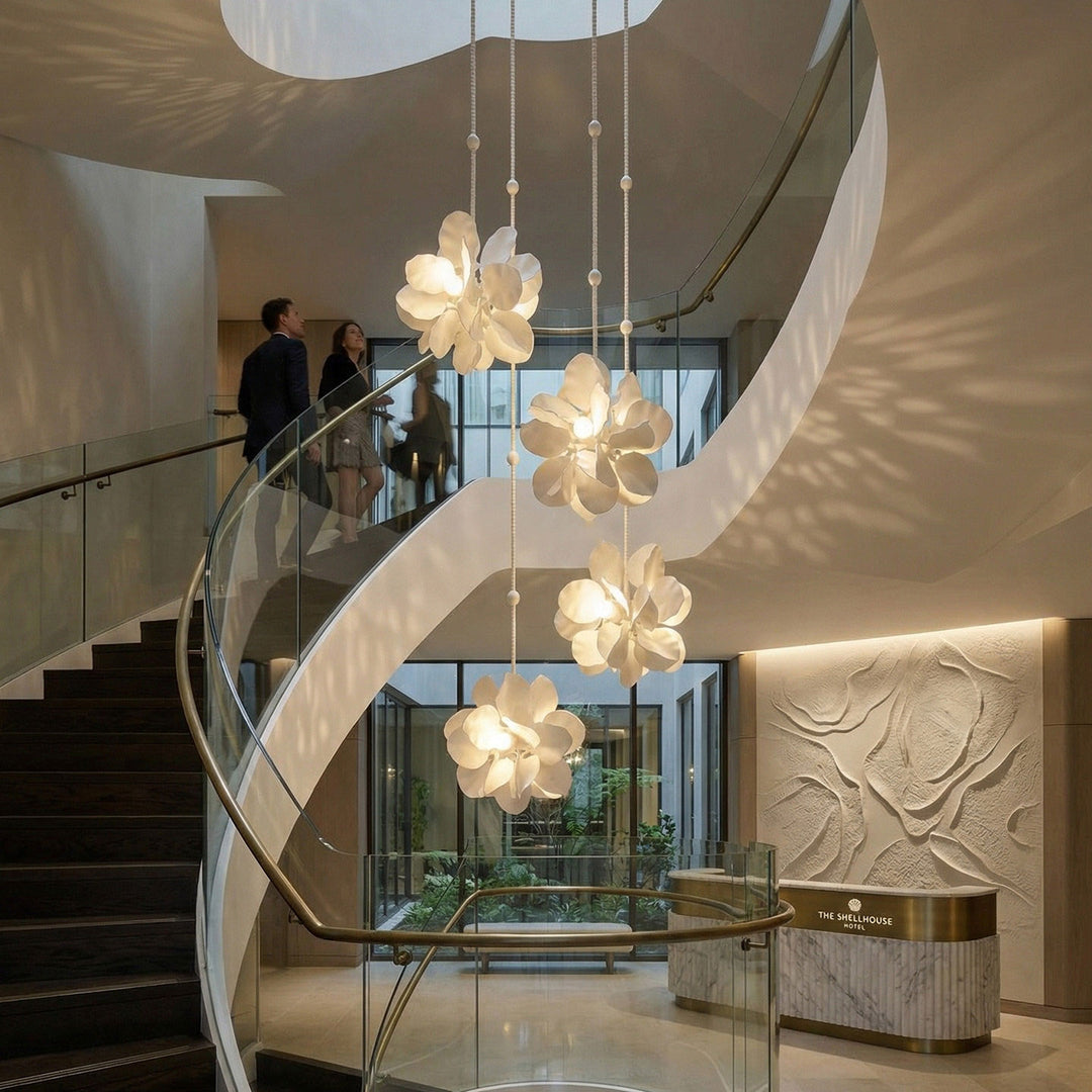 Petal Cascade Multi-Light Chandelier - Vakkerlight