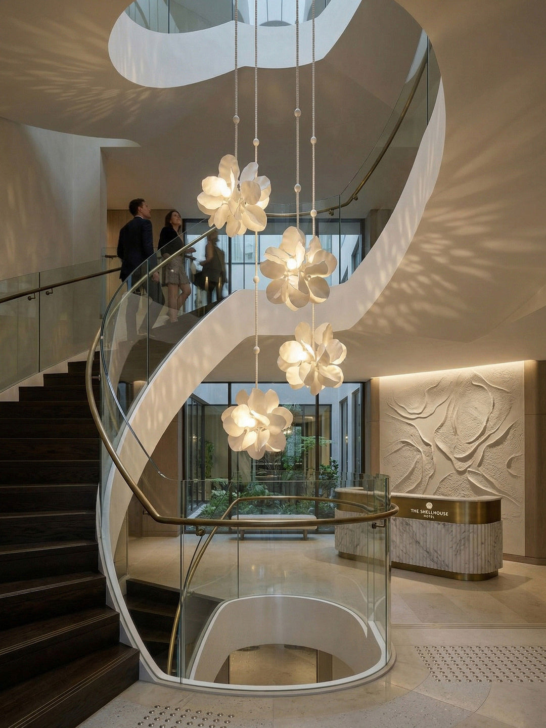 Petal Cascade Multi-Light Chandelier - Vakkerlight