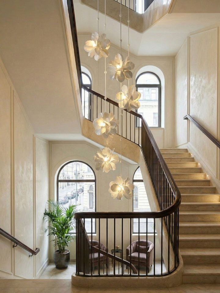 Petal Cascade Multi-Light Chandelier - Vakkerlight