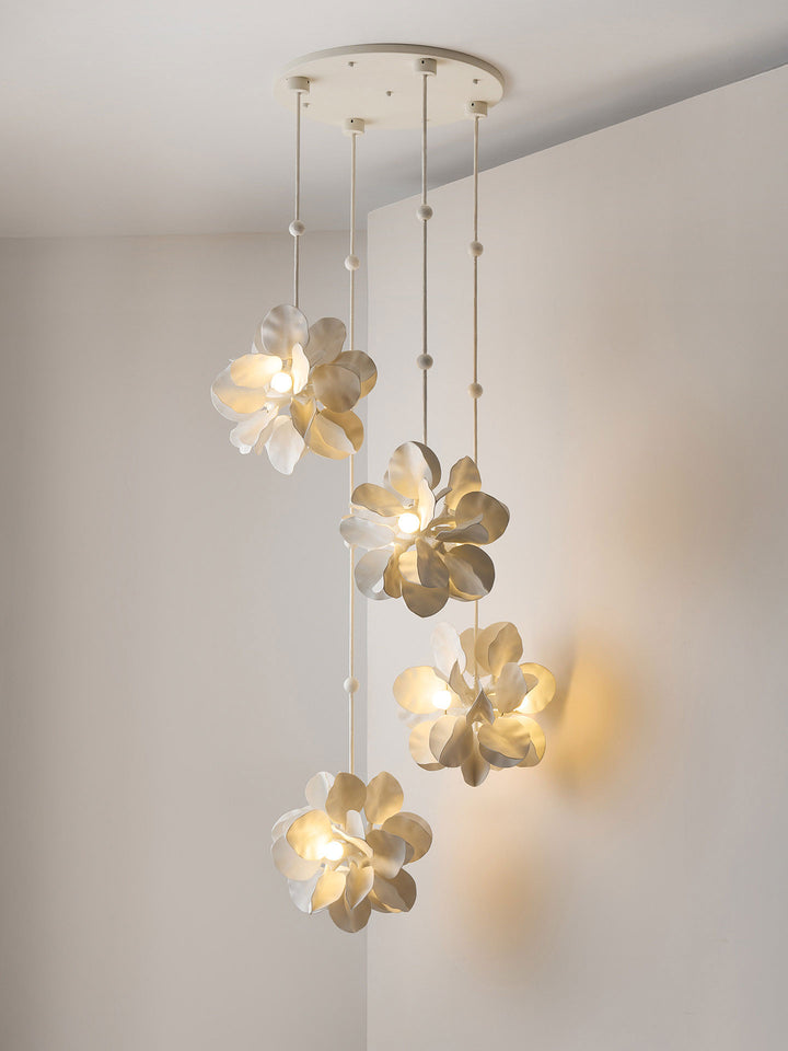 Petal Cascade Multi-Light Chandelier - Vakkerlight