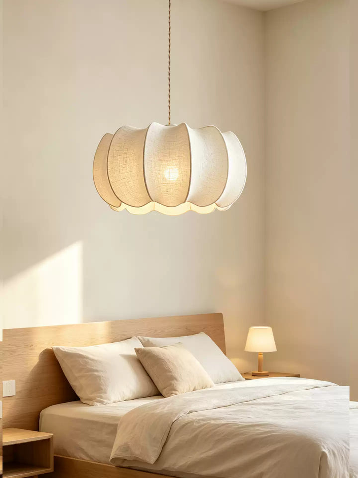 Petal Fabric Lantern Pendant Light