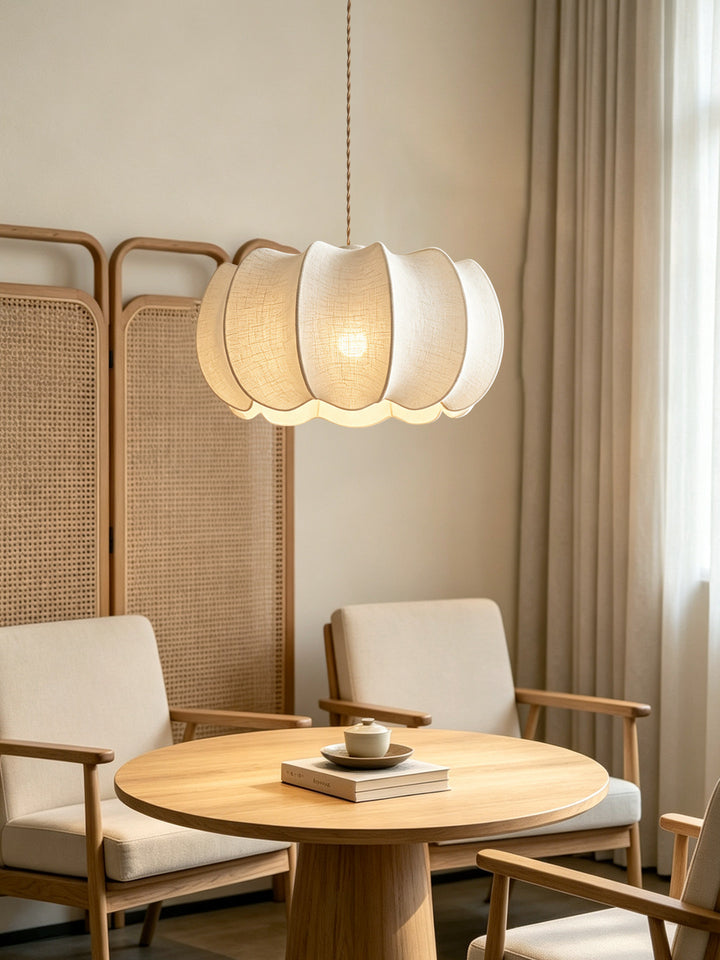 Petal Fabric Lantern Pendant Light