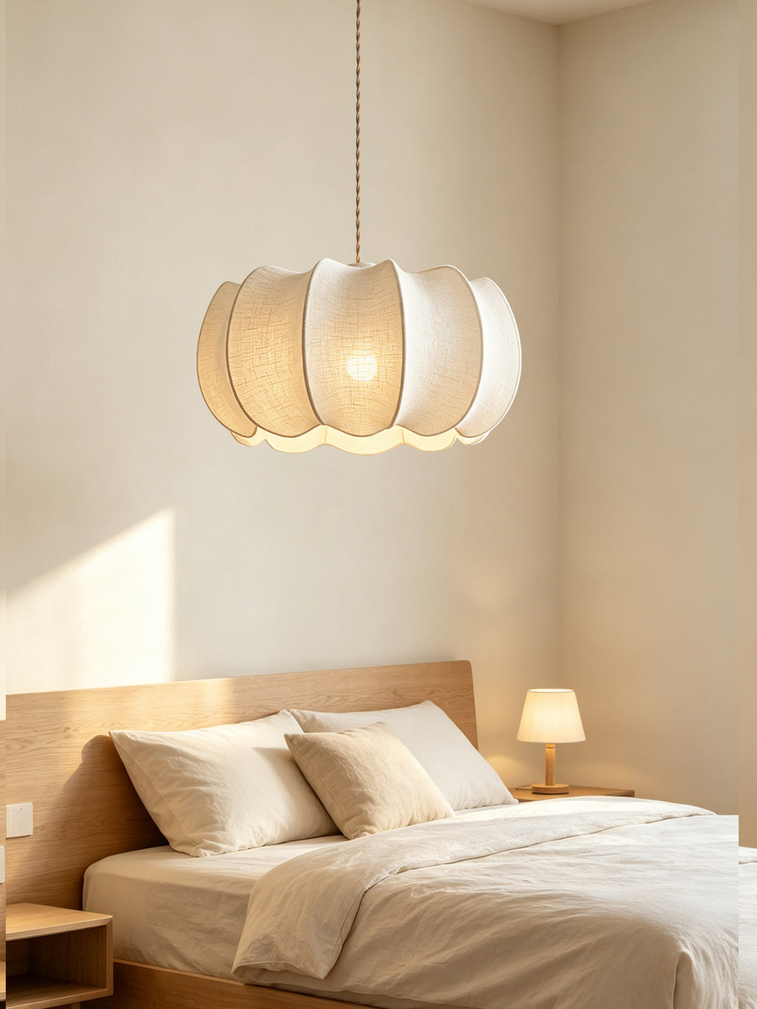 Petal Fabric Lantern Pendant Light