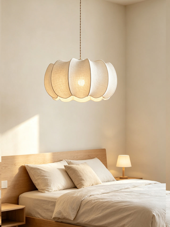 Petal Fabric Lantern Pendant Light
