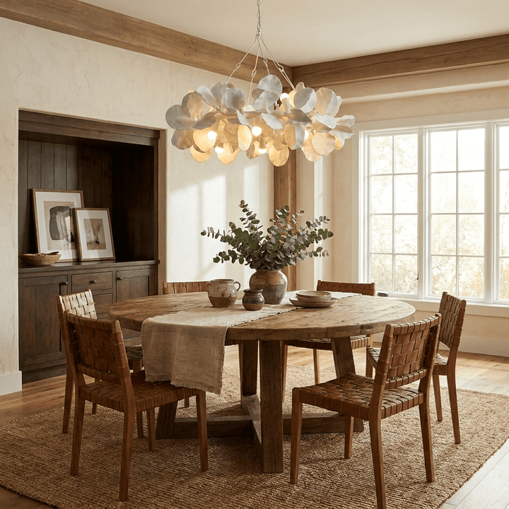 Petal Grove Plaster Chandelier - Vakkerlight