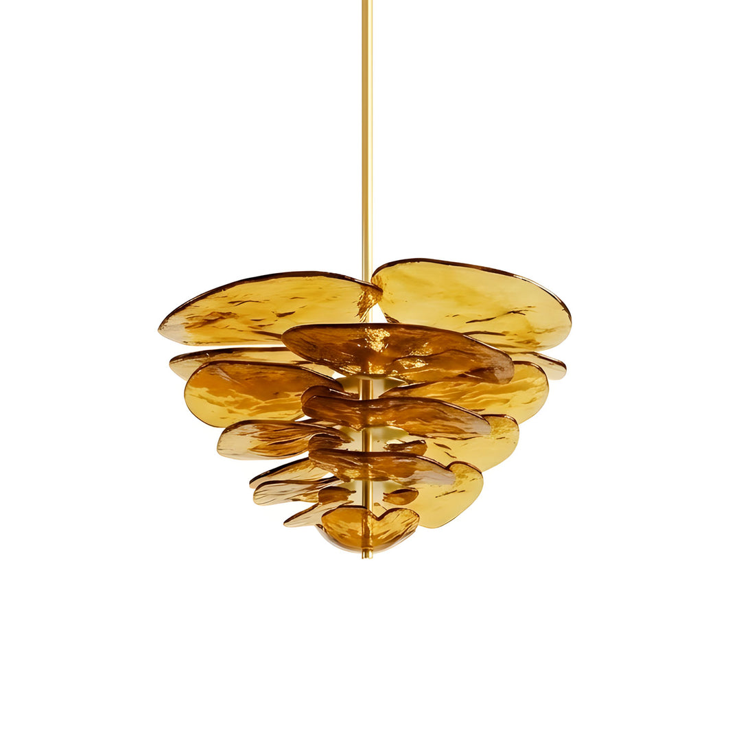 Petals Gold Murano Chandelier - Vakkerlight