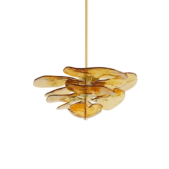Petals Gold Murano Chandelier - Vakkerlight