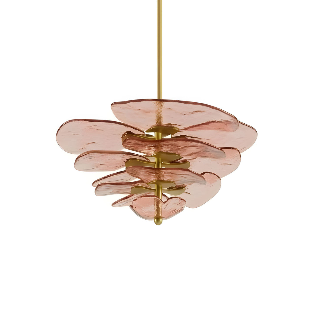 Petals Gold Murano Chandelier - Vakkerlight