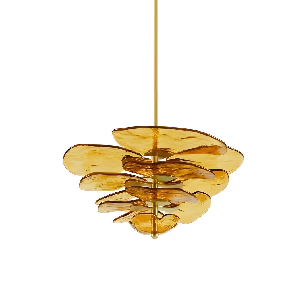 Petals Gold Murano Chandelier - Vakkerlight