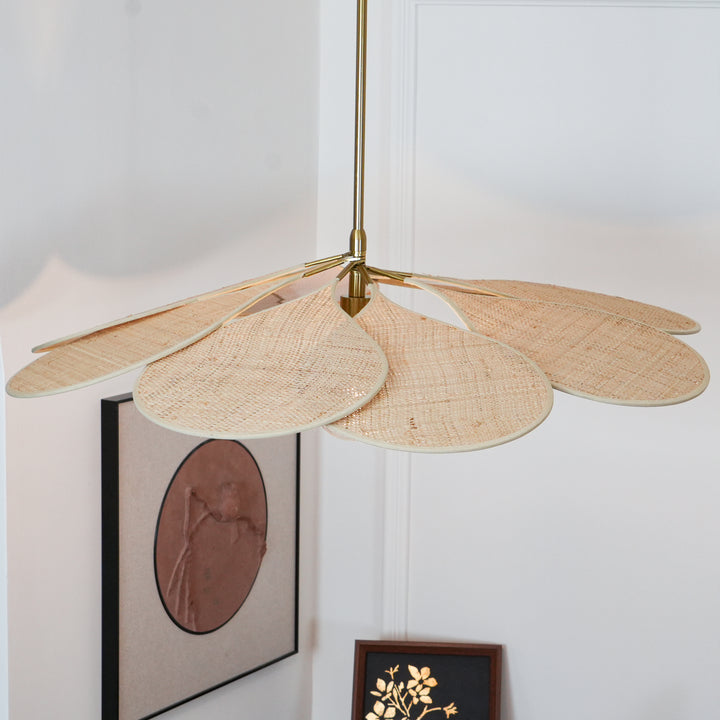 Petals Bloom Rattan Pendant Lamp