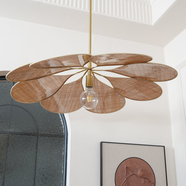 Petals Bloom Rattan Pendant Lamp