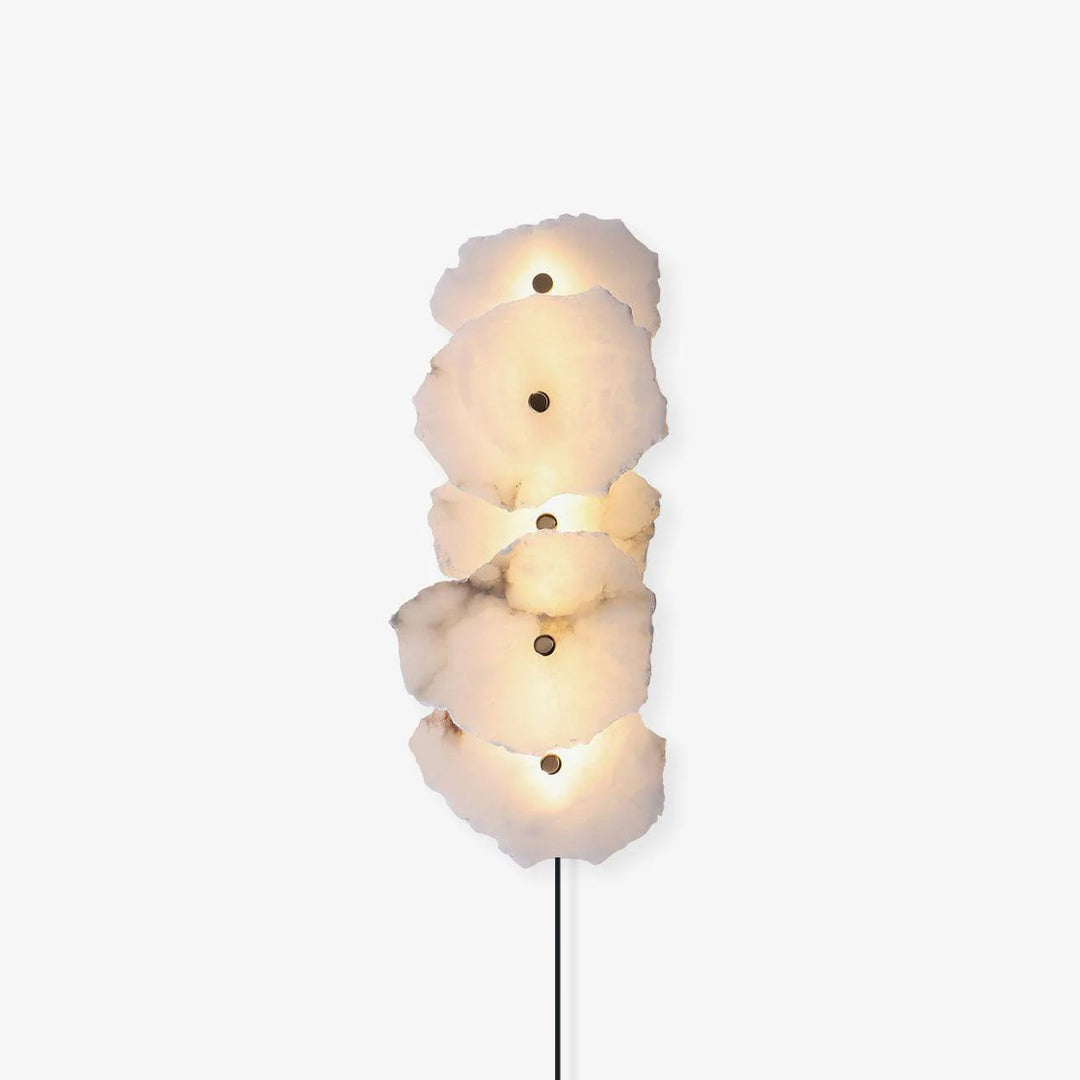Petra Alabaster Plug-in Wall Lamp