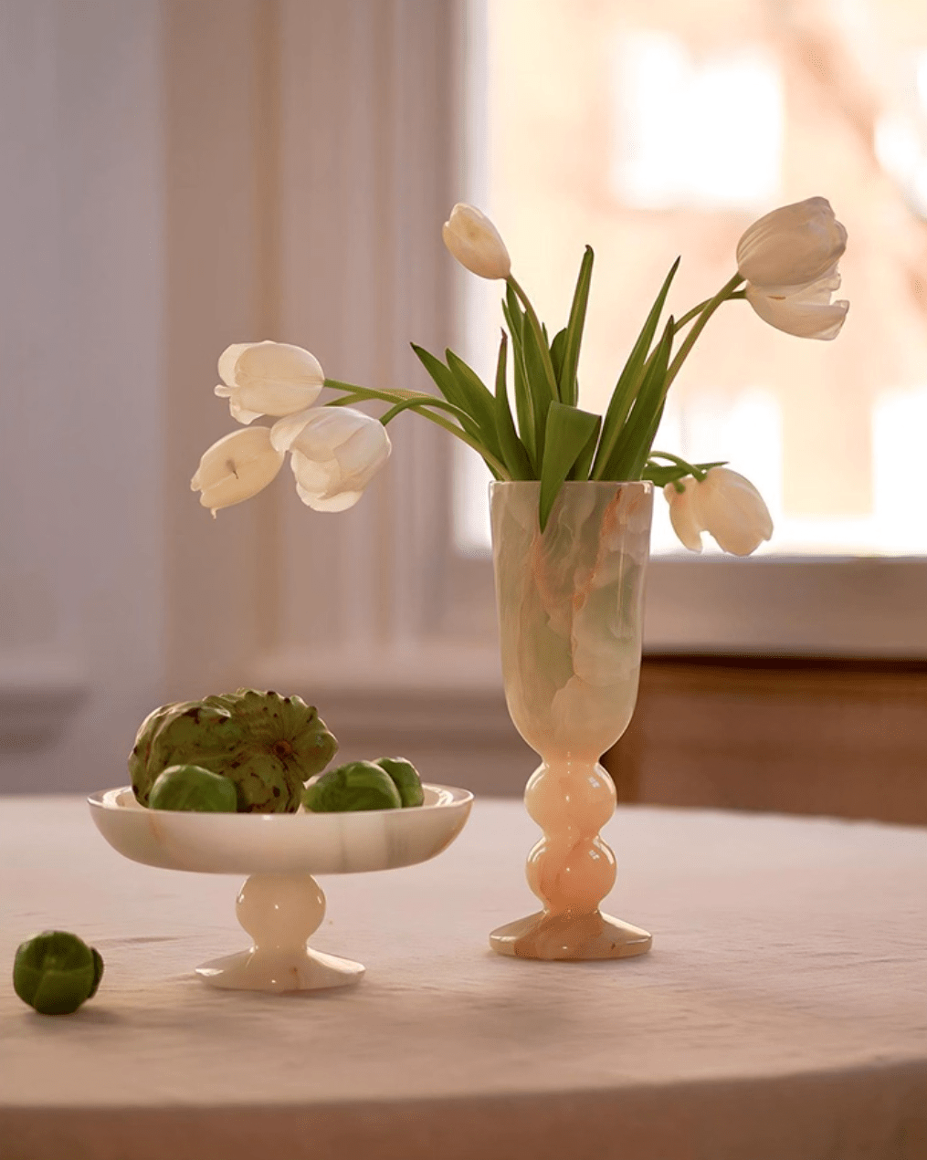 Petra Pedestal Bowl Storage Tray - Vakkerlight