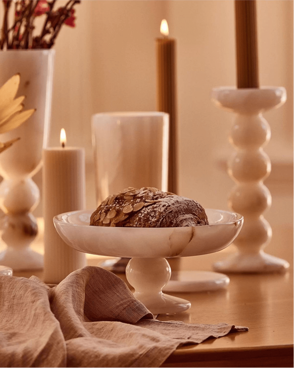 Petra Pedestal Bowl Storage Tray - Vakkerlight