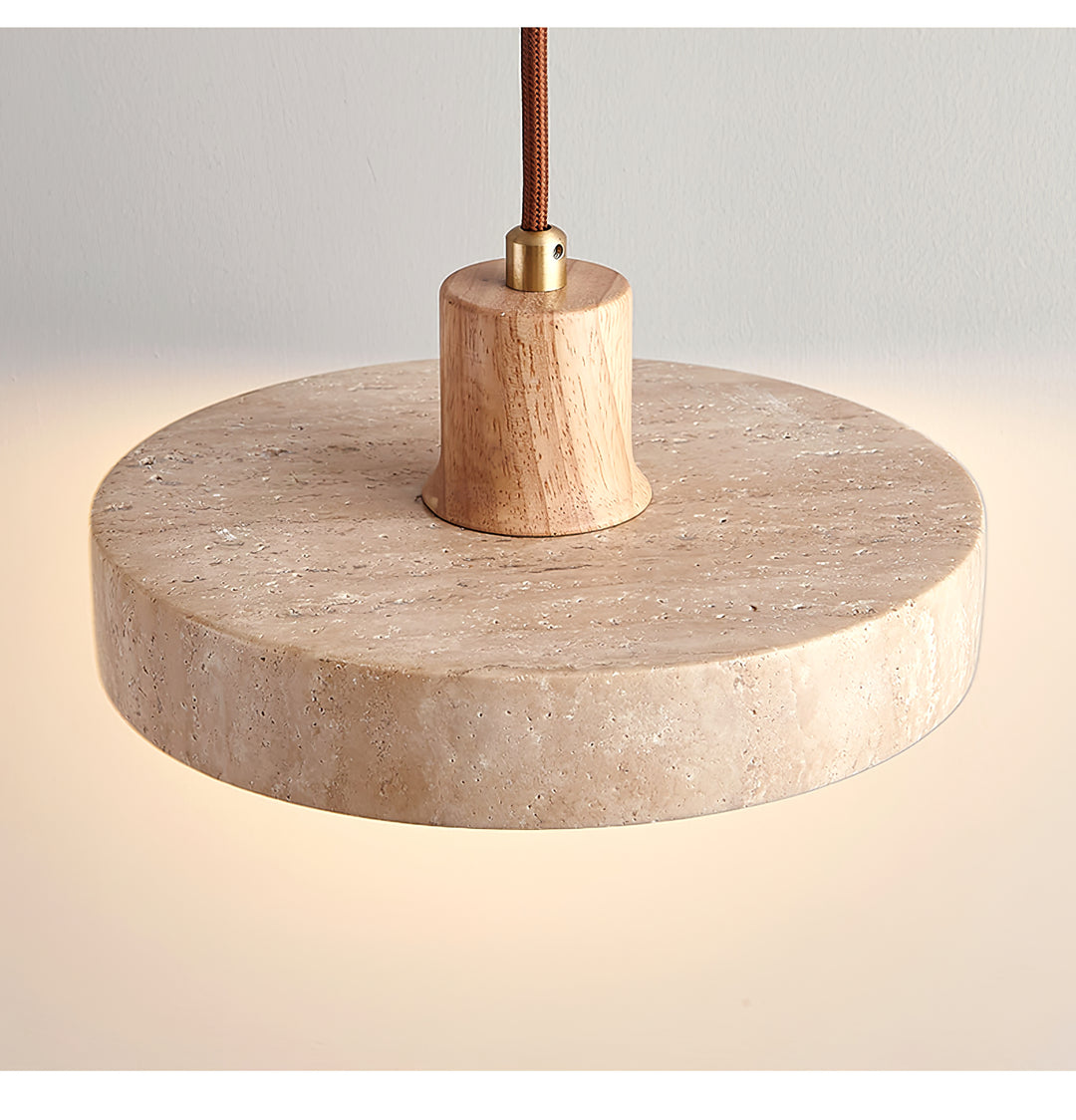 Piedra Travertine Pendant Light - Vakkerlight