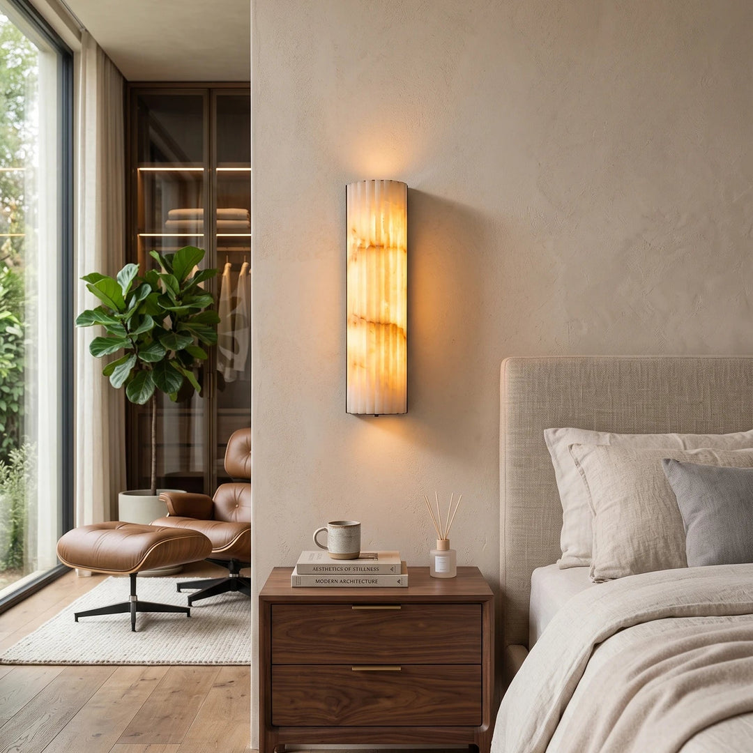 Aplique de pared Pilaster de alabastro
