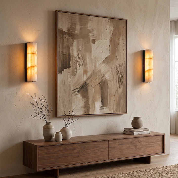 Aplique de pared Pilaster de alabastro