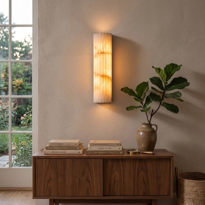 Aplique de pared Pilaster de alabastro