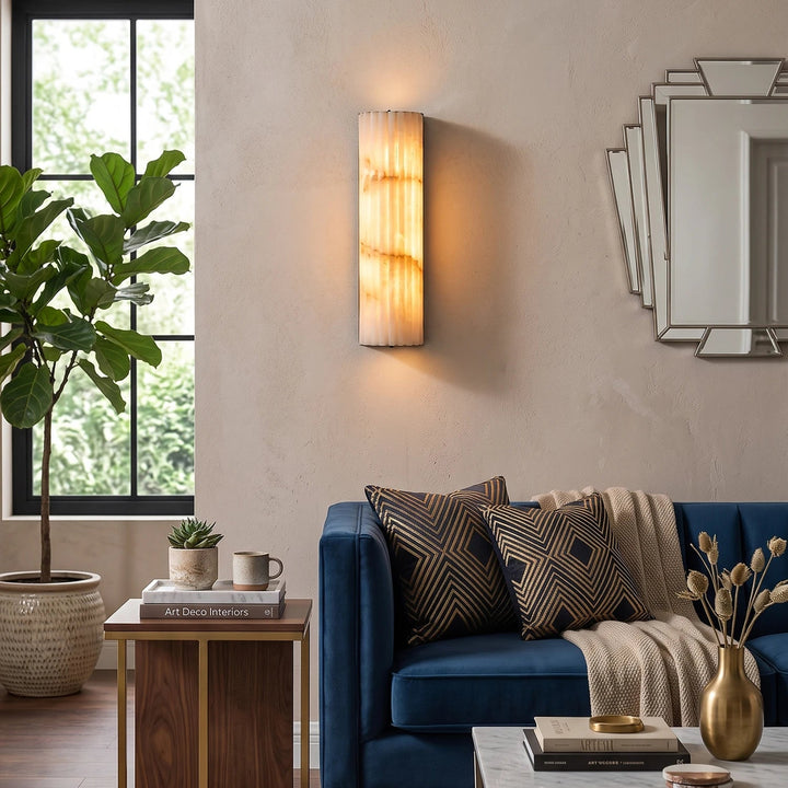 Aplique de pared Pilaster de alabastro