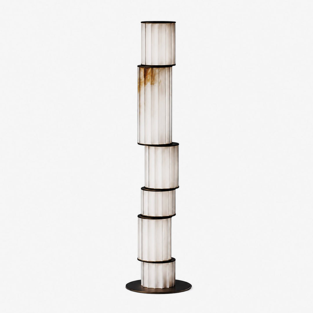 Pillar Alabaster Floor Lamp - Vakkerlight