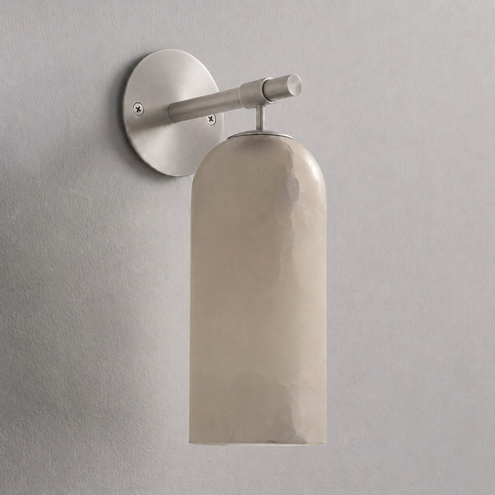 Pillar Alabaster Wall Sconce