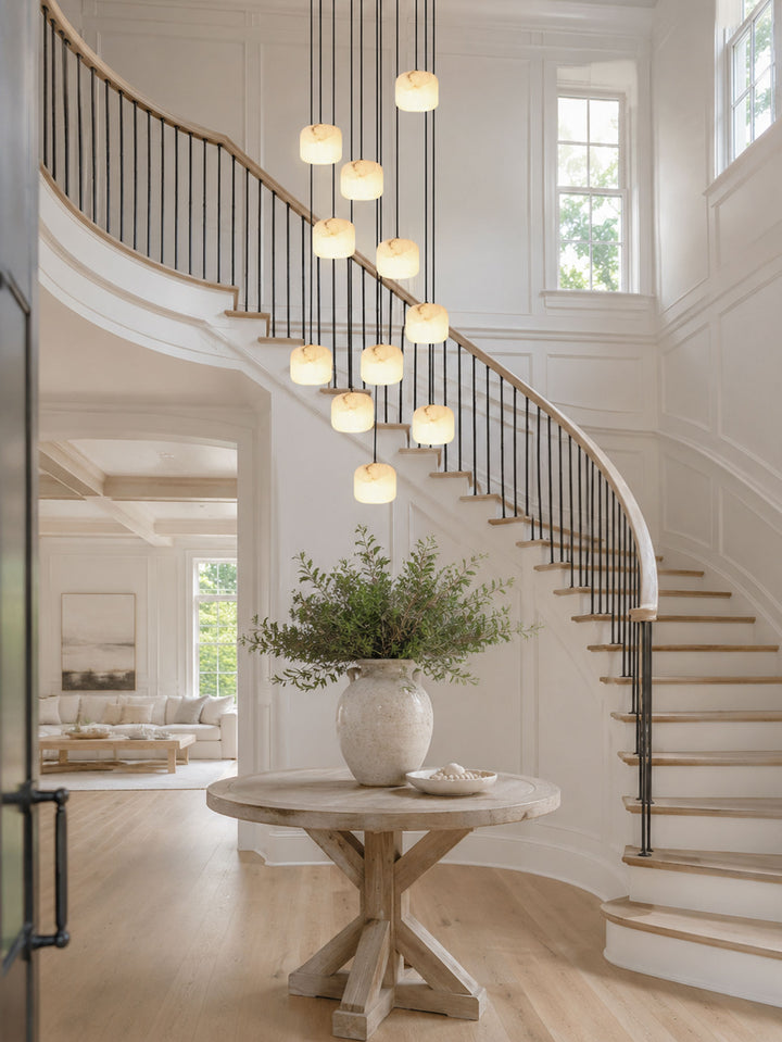 Pillow Alabaster Cluster Chandelier - Vakkerlight