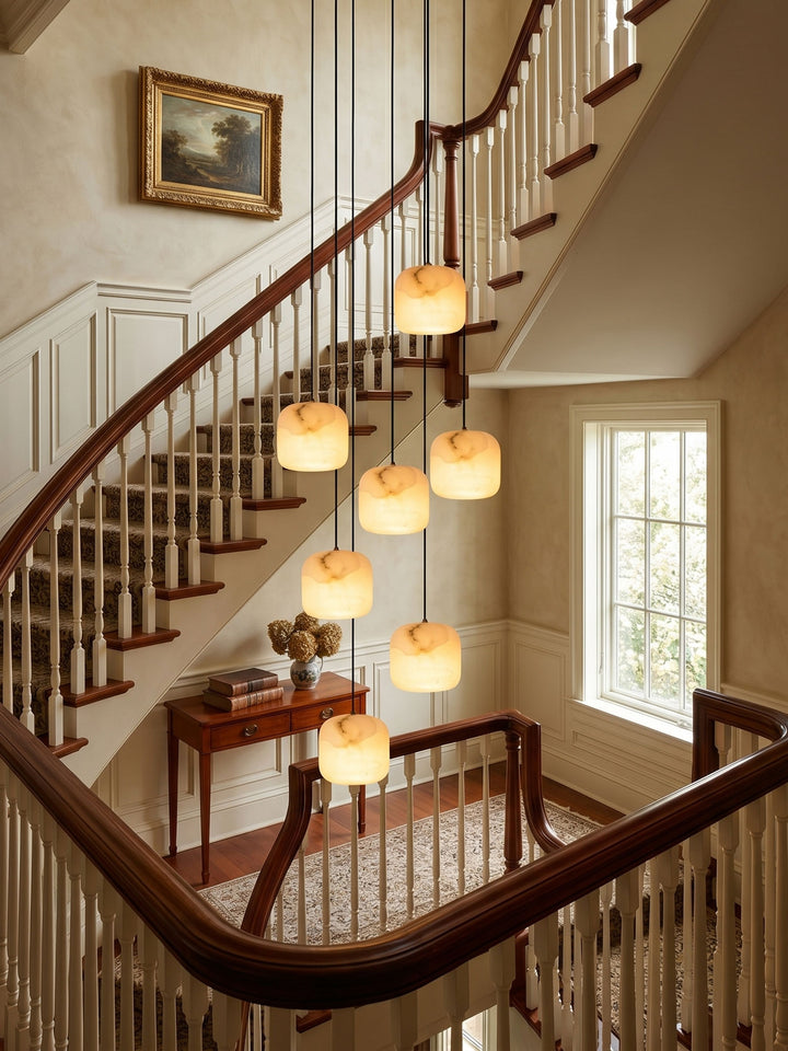 Pillow Alabaster Cluster Chandelier - Vakkerlight