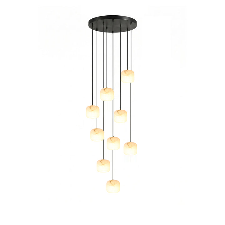 Pillow Alabaster Cluster Chandelier - Vakkerlight
