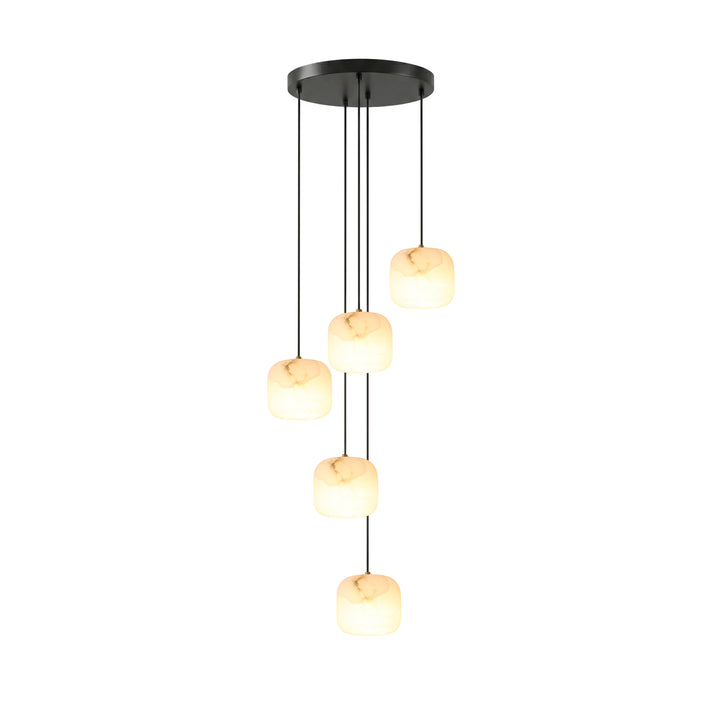 Pillow Alabaster Cluster Chandelier - Vakkerlight