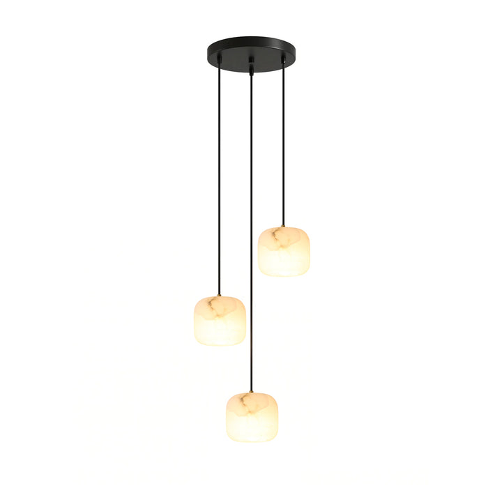 Pillow Alabaster Cluster Chandelier - Vakkerlight