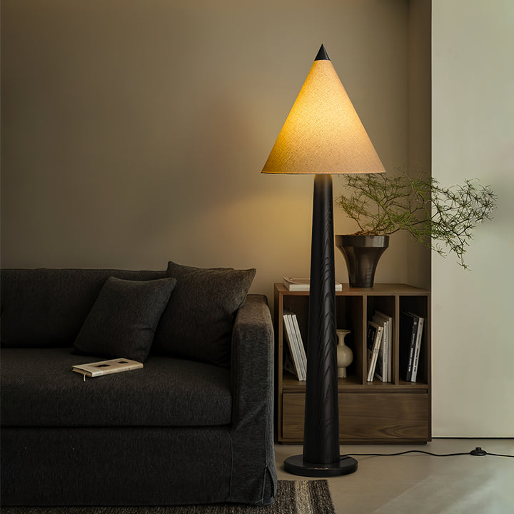 Pinecone Wooden Floor Lamp - Vakkerlight