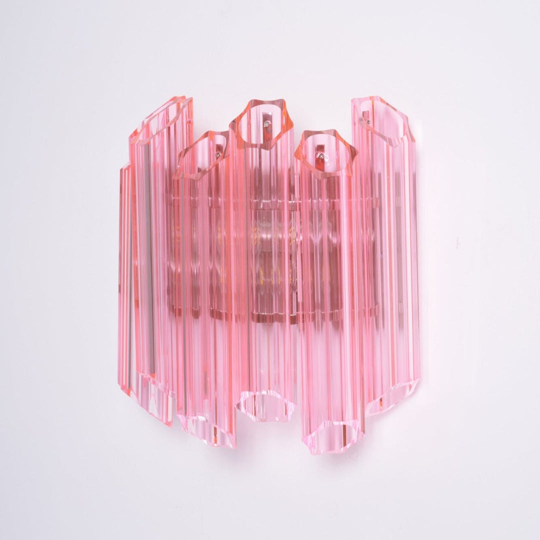 Pink Palermo Murano Wall Lamp - Vakkerlight