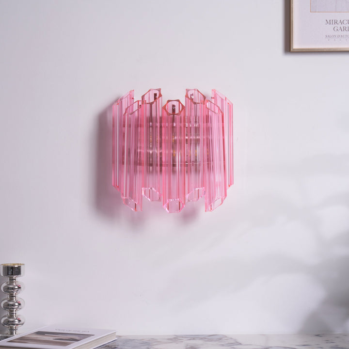 Pink Palermo Murano Wall Lamp - Vakkerlight