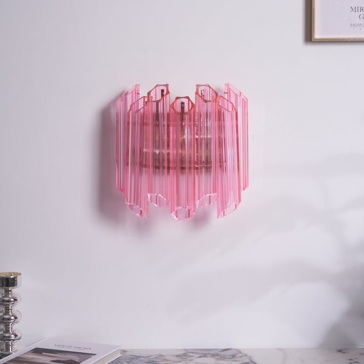 Pink Palermo Murano Wall Lamp - Vakkerlight