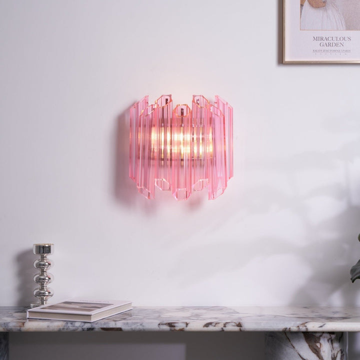 Pink Palermo Murano Wall Lamp - Vakkerlight